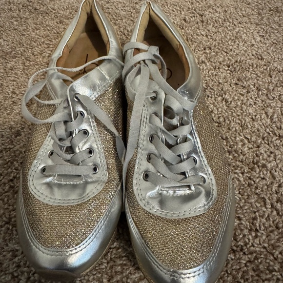 Shoes - Silver Women's Sneakers